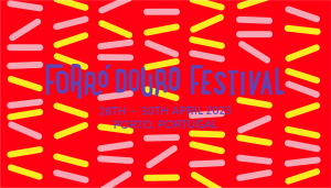 Forró Douro banner com data do festival: 28 a 30 de abril de 2023